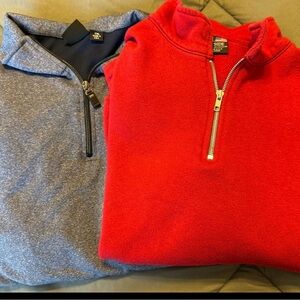 2 men’s half zips